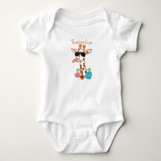 Body Lunettes de soleil Silly Giraffe Funny Face Baby B (Devant)