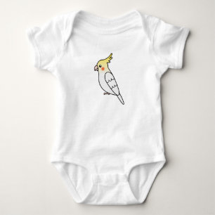 Body Lutino Cartoon Cockatiel Parrot Bird