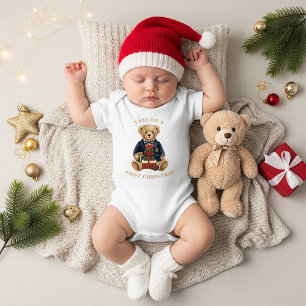 Body Luxe Préparé à Carreaux Ours en Teddy 1er Noël