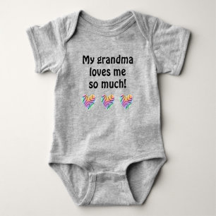 Body Ma Grand-Mère M'Aime Bébé Bodysuit