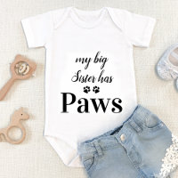 Ma Grande Soeur A Des Paws Amoureux des chiens Bab