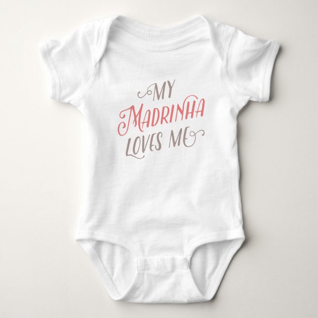 Body Ma Madrinha M'aime | Bodysuit bébé (Devant)