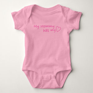 Body Ma maman a mes chemises assorties de coeur