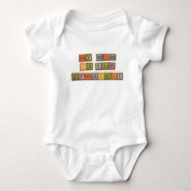 Body « Ma maman est la meilleure » Baby (Devant)