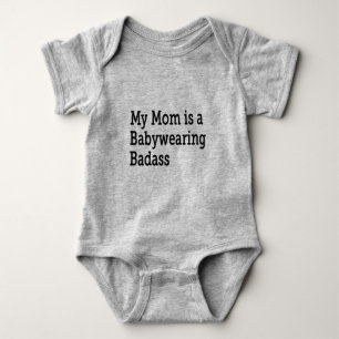 Body Ma maman est un Babywearing Badass - police noire