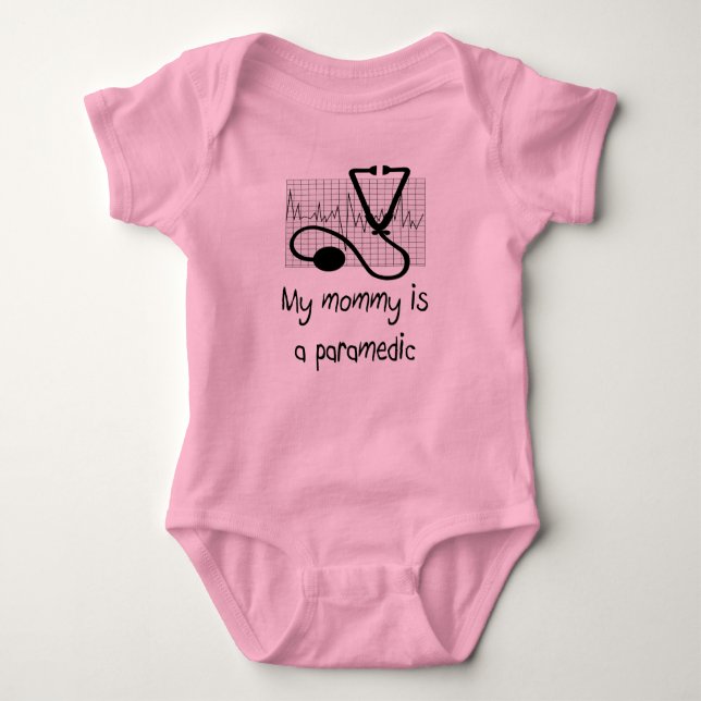 Body Ma maman est un T-shirt de bébé d'infirmier (Devant)