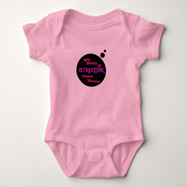 Body Ma maman est une chemise plus forte de bébé (Devant)