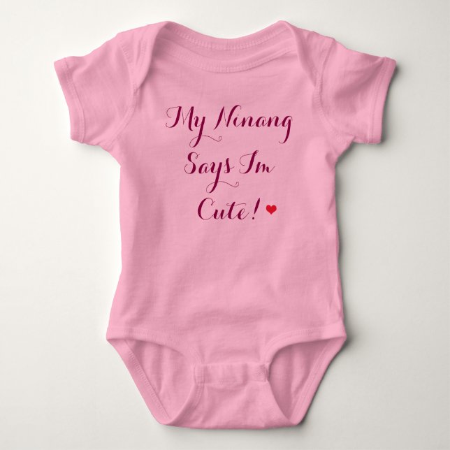 Body Ma Ninang dit que je suis mignon ! (Devant)