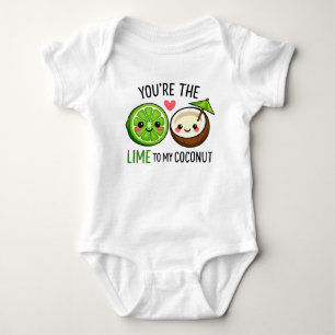 Body Ma Petite Lime & Coconut Tropical Baby Grow