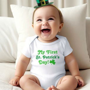 Body Ma première fête de la Saint-Patrick Shamrock vert