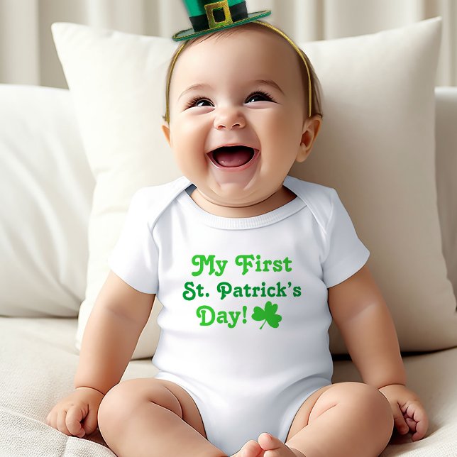 Body Ma première fête de la Saint-Patrick Shamrock vert (Créateur téléchargé)