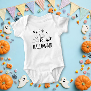 Body Ma première Halloween Chauves-souris et toiles d'a