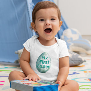 Body Ma première Pâques   Nom personnalisé   Oeuf de Pâ