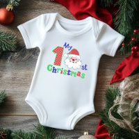 Ma première typographie de Noël Cute Père Noël