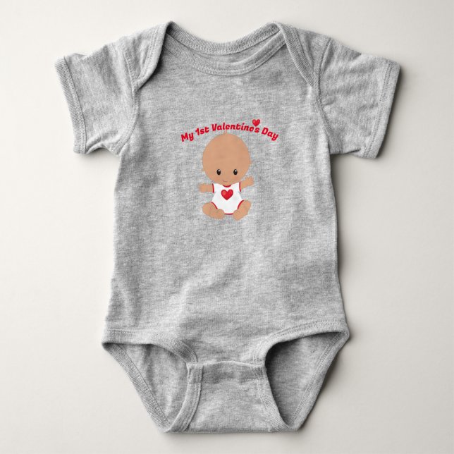 Body Ma première valentines Jour bébé (Devant)