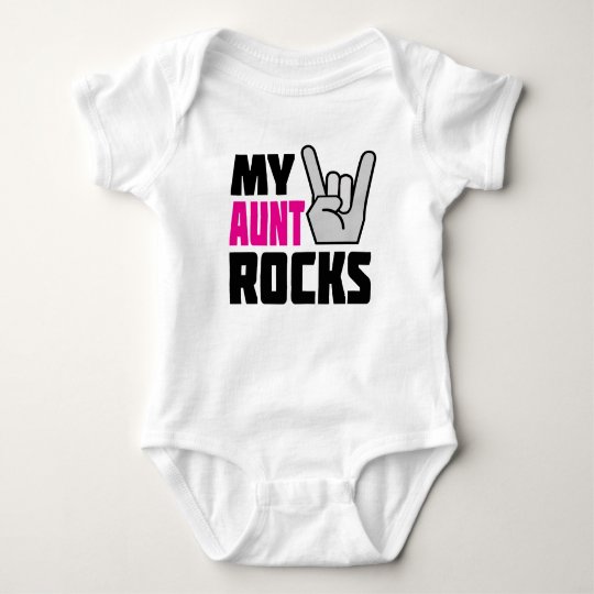 Body Ma Tante Rocks Plante Grimpante Drole De Bebe Zazzle Fr