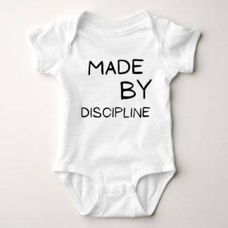 Body Made by Discipline Motivational Text DesignT-Shirt