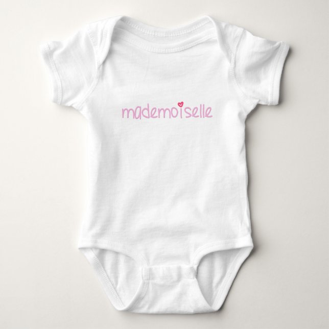 Body MADEMOISELLE - Citation française mignonne T-shirt (Devant)