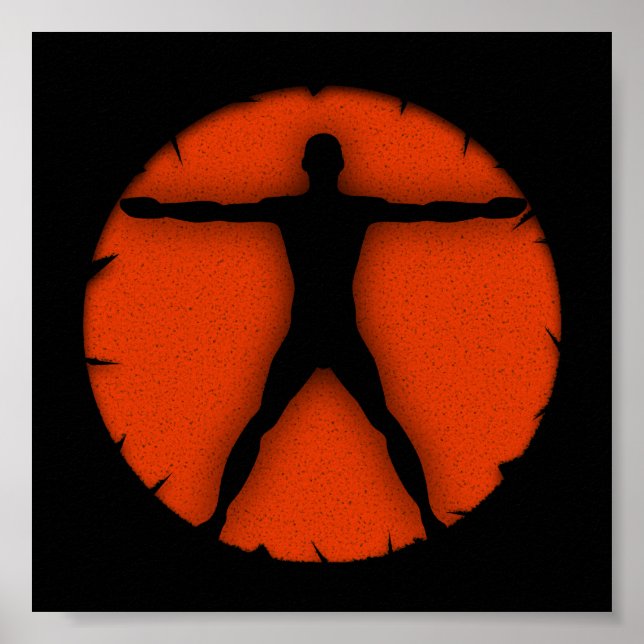 Body Madness Sports Fitness Anatomy Poster (Devant)