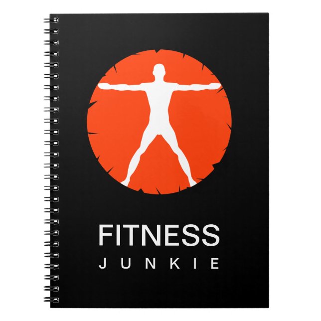 Body Madness Sports Fitness Junkie Carnet personna (Devant)