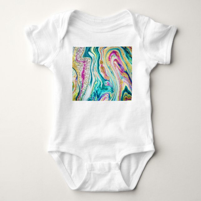 Body Magic Marbling : Metallic Paint Design. (Devant)