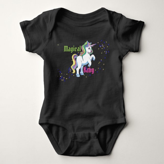 Body Magical Baby Unicorn One Pieces Baby Bodysuit (Devant)
