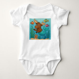 Body Magie de Mer-Moose – Tee fantaisiste sous-marin po