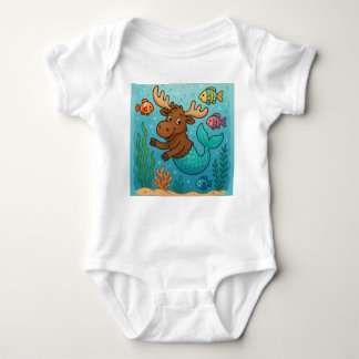 Body Magie Mer-Moose – Tee Enchanté Sous-Marin pour Enf