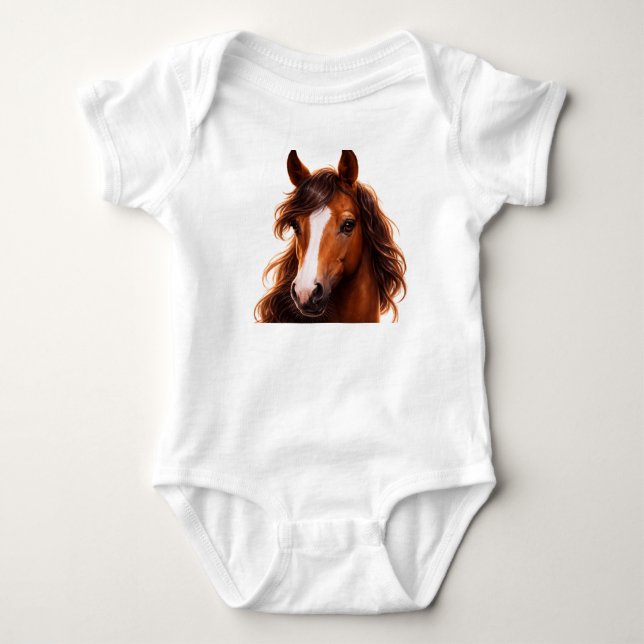 Body Magnifique cheval brun (Devant)
