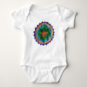 Body Magnifique mandala peint à la main Baby Jersey Bod