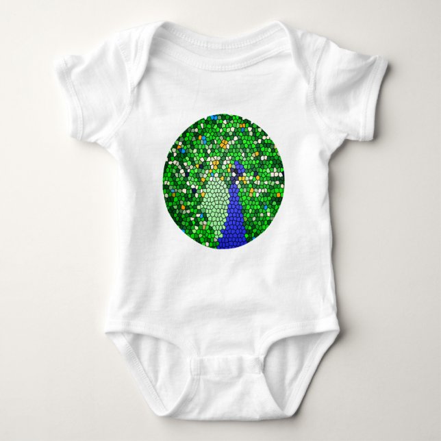 Body Magnifique Peacock mosaïque cadeaux d'art customis (Devant)