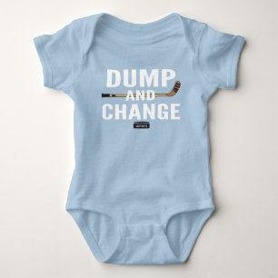 Body Maillot bébé garçon bleu hockey Dump and Change