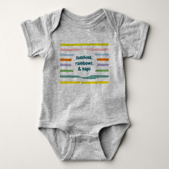 Body Maillot une pièce Sunshine & Rainbows (Devant)
