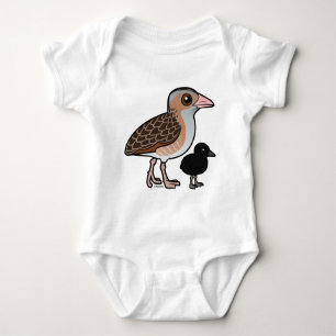 Body Maïs Crake avec le bébé