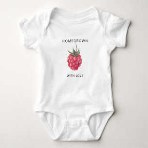 Body Maison avec amour - Aquarelle Raspberry -
