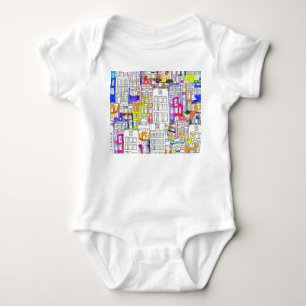 Body Maisons d'Amsterdam : Aquarelle Motif sans couture