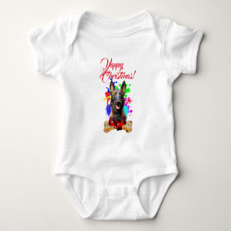 Body Malinois Mignon Personnalisable Chien Yappy Noël