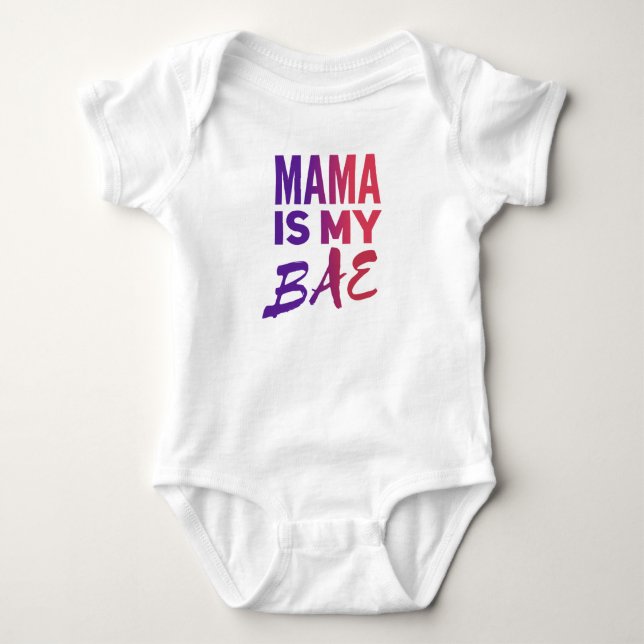 Body MAMA Baby Jersey Bodysuit (Devant)