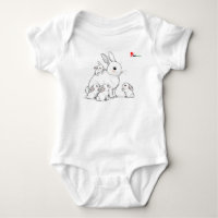 Mama Bunny & Baby Bodysuit