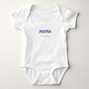 Body Mama happy mothers retro purple add name text vint