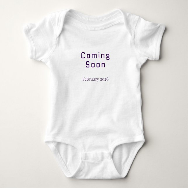 Body Mama Maman Mignonne Annonce de Grossesse (Devant)