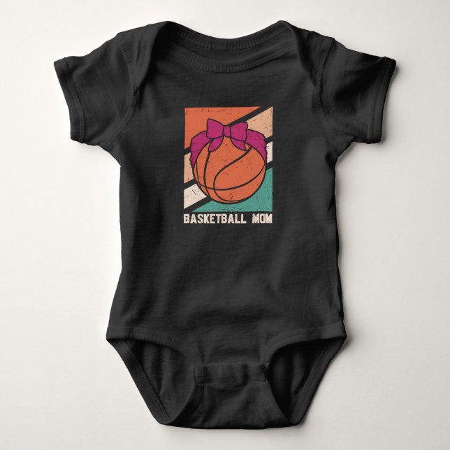 Body MAMAN de basket | Beau design de basketball (Devant)