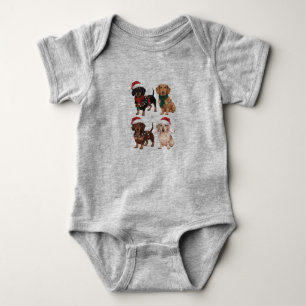 Body Maman de chien de Noël teckel Amateur Cadeau de No