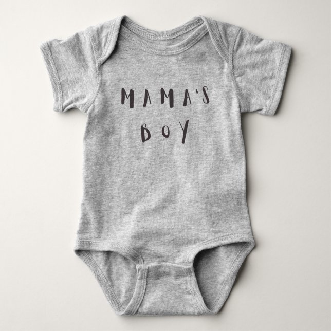Body Mama's Boy - Jote Citation Baby Football Bodysuit (Devant)