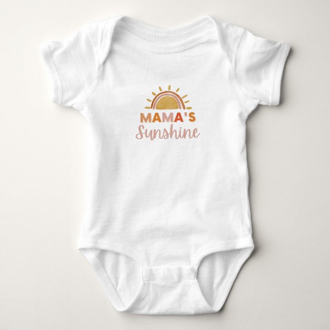 Body Mama's Sunshine Baby Bodysuit Christmas Gift (Devant)