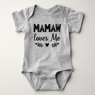 Body Mamaw Aime Mon Petit-Enfant Cadeau