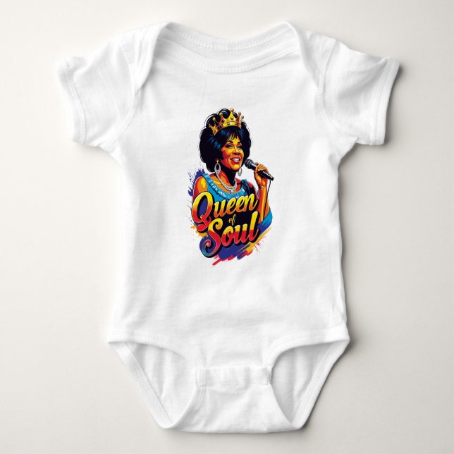 Body Mameluco Queen of Soul (Devant)