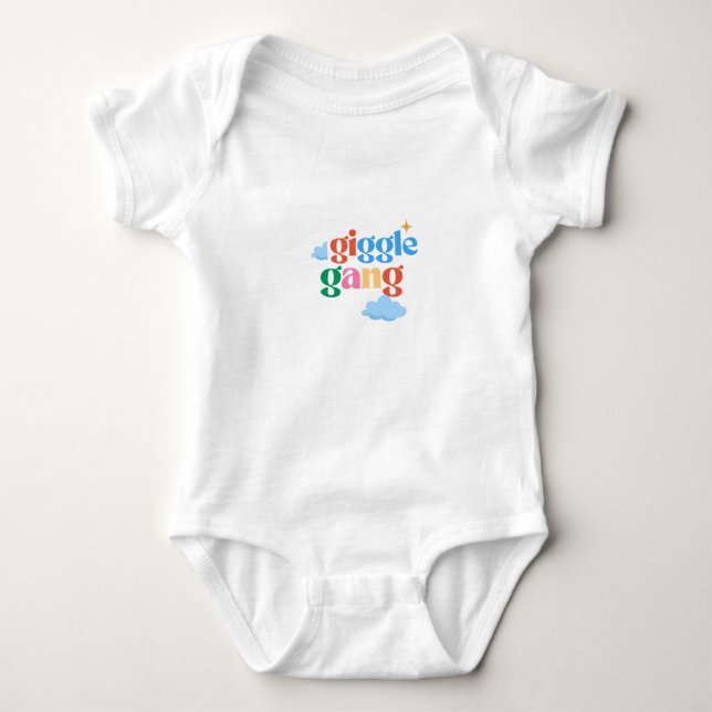 Body manche courte adorable pour bébés (Devant)