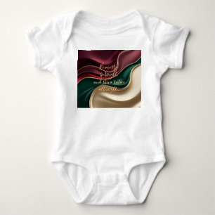 Body manche courte bébé en graphique stylé