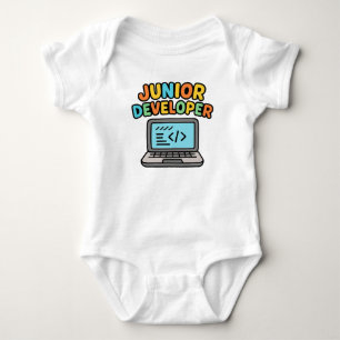 Body manche courte bébé Junior Développeur 